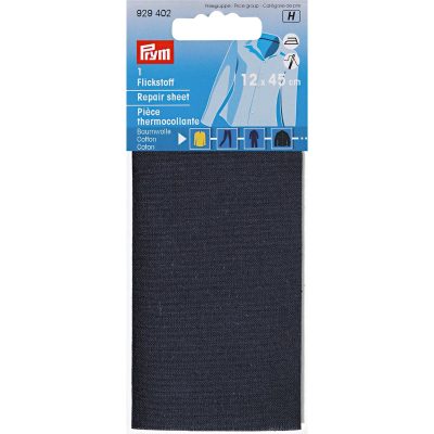 Záplata nažehlovací opravná 45x12 cm tm. modrá{% if product.brand.name %} – PRYM{% endif %}