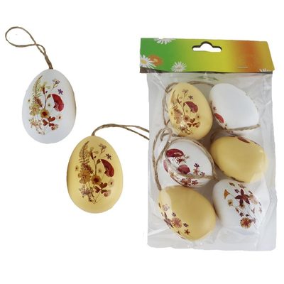 Velikonoční vajíčka, 6 ks X5591 - dia 4 x 6 cm{% if product.brand.name %} – Morex{% endif %}