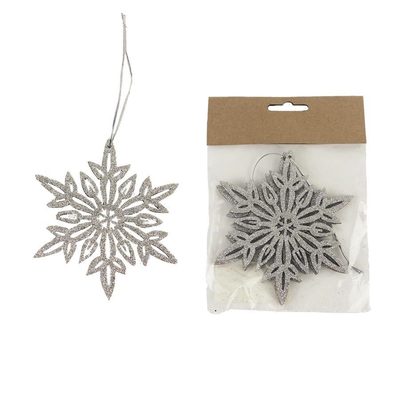 Vločka k zavěšení, 2ks D3341-28 - 11 x 0,4 x 11.5 cm{% if product.brand.name %} – Morex{% endif %}