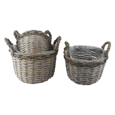 Obal k osázení s plastem, 3 ks P2255 - 19x14x17cm,23x16x17cm,26x18x17cm{% if product.brand.name %} – Morex{% endif %}