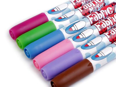 Fixy na textil 6 ks - 2 (560-6B) viz foto pastel