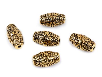 Kovový korálek 6x11 mm balení 5 KUSŮ{% if product.brand.name %} – Galanterka{% endif %}