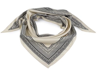 Saténový šátek trojúhelníkový 65x135 cm{% if product.brand.name %} – Stoklasa{% endif %}