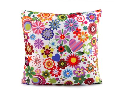 Povlak na polštář 40x40 cm{% if variant.name %} – 2 bílá květy{% endif %}