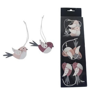 Ptáček k zavěšení, 6 ks D6097 - 6 x 0,7 x 3 cm{% if product.brand.name %} – Morex{% endif %}