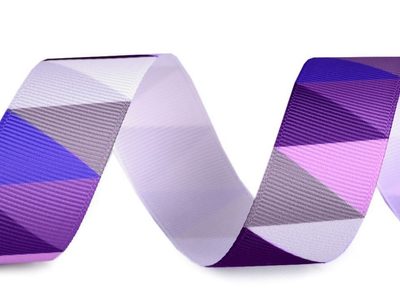 Rypsová stuha / lampas šíře 25 mm navin 10 metrů{% if variant.name %} – 2 fialová{% endif %}