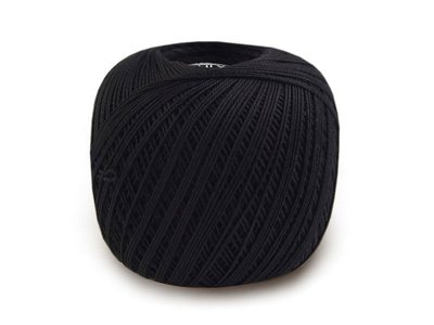 Bavlněná příze 50 g Lily{% if variant.name %} – 6 (9999) černá{% endif %}