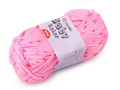 Pletací příze Baby Color 50 g{% if variant.name %} – 13 (211) růžová{% endif %}