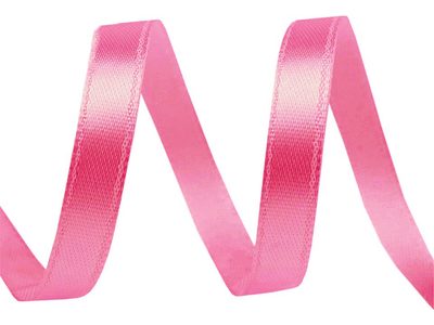 Atlasová stuha svazky šíře 6 mm návin 5 metrů{% if variant.name %} – 5 růžová{% endif %}