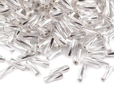 Rokajl Preciosa kroucené tyčky 6 mm 20g{% if variant.name %} – 78102 stříbrná{% endif %}