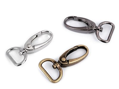 Kovová karabina průvlek 20 mm - 2 KUSY{% if product.brand.name %} – Galanterka{% endif %}