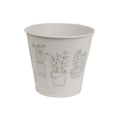 Květináč plechový K2603/2 - dia 14 x 12,6 cm{% if product.brand.name %} – Morex{% endif %}