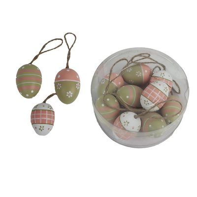VELIKONOČNÍ DEKORACE vajíčka k zavěšení, 9 ks X6824 - 4 cm{% if product.brand.name %} – Morex{% endif %}