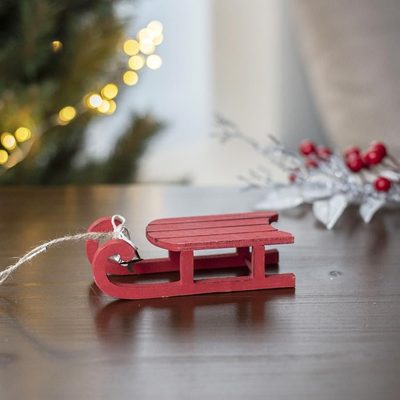 Dekorační sáňky D3185-08 – fotka 1