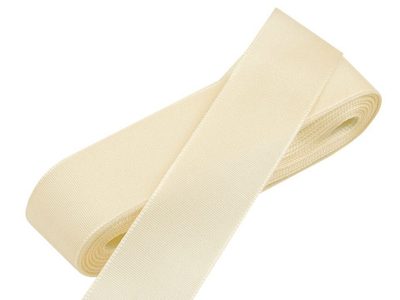Stuha taftová šíře 25 mm 410385 návin 10 m{% if variant.name %} – 201 krémová nejsvět.{% endif %}