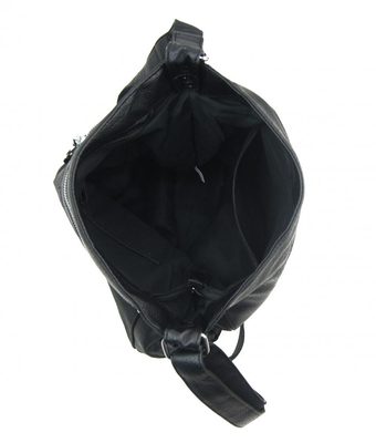 TESSRA Velká tmavě šedá crossbody dámská kabelka D5580 – fotka 4