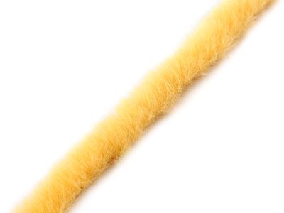 Oděvní / dekorační kožešinový proužek šíře 1,5 cm{% if variant.name %} – 4 žlutá{% endif %}