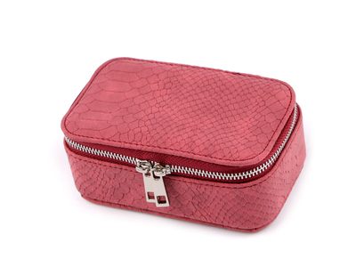 Malá šperkovnice na zip 8x13x6 cm{% if variant.name %} – 2 vínová{% endif %}