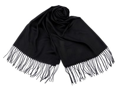Šátek / šála jednobarevná s třásněmi 70x165 cm{% if product.brand.name %} – Stoklasa{% endif %}