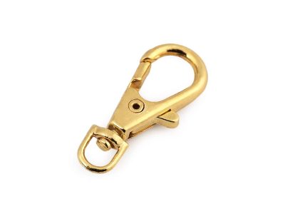 Kovová karabinka průvlek 4 mm 5 ks{% if variant.name %} – 5 žluté zlato{% endif %}
