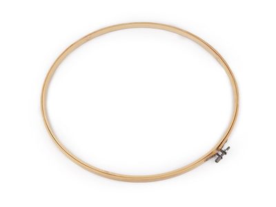 Vyšívací kruh bambusový, extra velký Ø33 cm - 2 (Ø35,5 cm) bambus světlý
