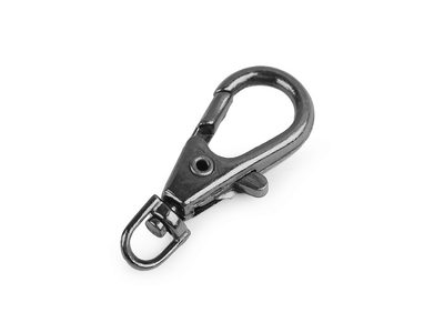 Kovová karabinka průvlek 4 mm 5 ks{% if variant.name %} – 6 nikl černý{% endif %}