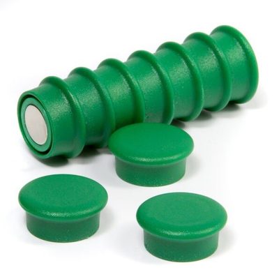 OF-1 - Kancelářské magnety, zelené - 10 ks{% if product.brand.name %} – UNIMAGNET{% endif %}