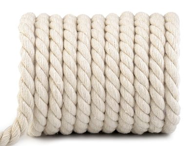 Bavlněná šňůra kroucená Ø10-13 mm  návin 22,5m{% if product.brand.name %} – Galanterka{% endif %}