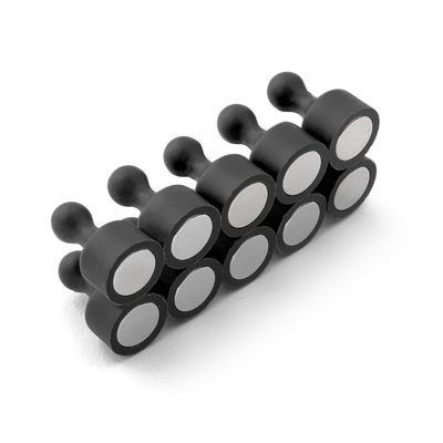 Magnetické figurky M2 černé balení 10 kusů – fotka 1