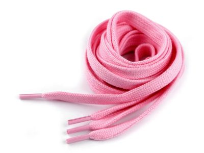 Bavlněné tkaničky do bot / tenisek / mikin délka 130 cm - 1 pár{% if variant.name %} –  3 (2150) růžová sv. {% endif %}
