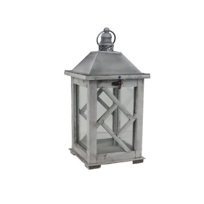 Dřevená lucerna D7226 - výška 34,5 cm{% if product.brand.name %} – {% endif %}