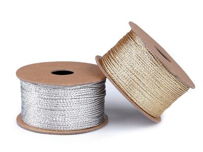 Lurexová šňůrka plochá / provázek šíře 1,2 mm{% if product.brand.name %} – Stoklasa{% endif %}