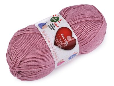 Pletací příze Baby Love a Care 100 g{% if variant.name %} – 11 (1763) starorůžová{% endif %}