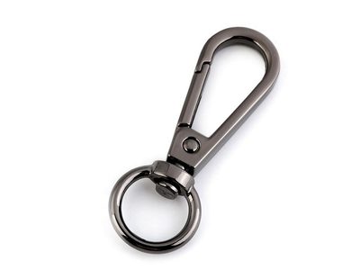 Kovová karabina průvlek 12 mm{% if variant.name %} – 2 nikl černý{% endif %}