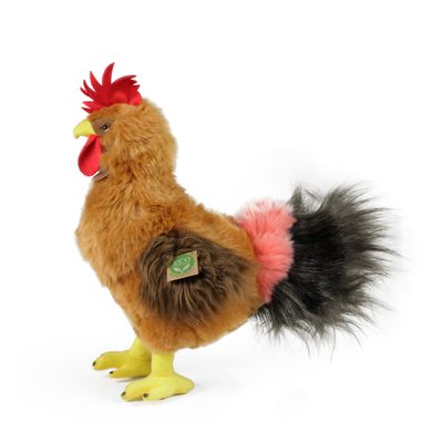 Plyšový kohout stojící, 33 cm – fotka 2