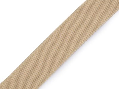 Popruh polypropylénový šíře 30 mm návin 25 metrů{% if variant.name %} – 11 béžová světlá {% endif %}