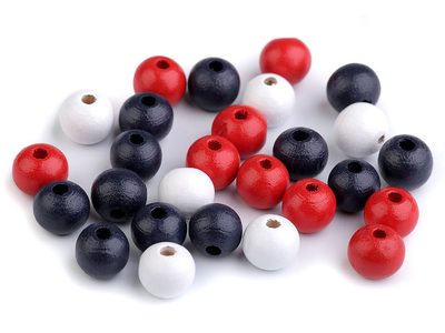 Dřevěné korálky Ø10 mm 20g{% if product.brand.name %} – Galanterka{% endif %}