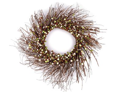Jarní / podzimní věnec Ø50 cm{% if variant.name %} – 2 zelená sv.{% endif %}