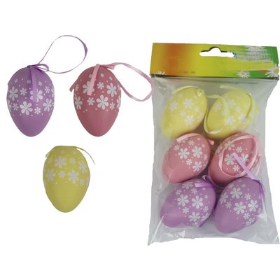 Velikonoční vajíčka, 6 ks X5586 - dia 4 x 6 cm{% if product.brand.name %} – Morex{% endif %}