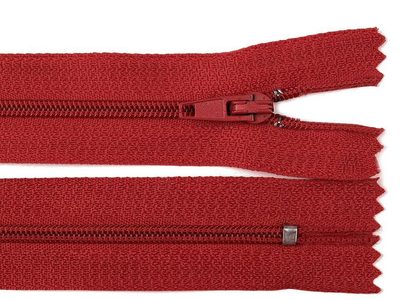 Spirálový zip šíře 3 mm délka 25 cm{% if variant.name %} – 148 červená{% endif %}