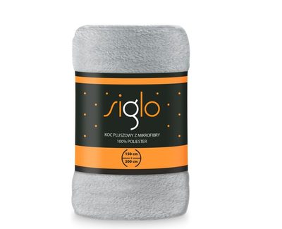 FARO Deka mikroplyš super soft světle šedá Polyester, 150/200 cm{% if product.brand.name %} – Faro{% endif %}