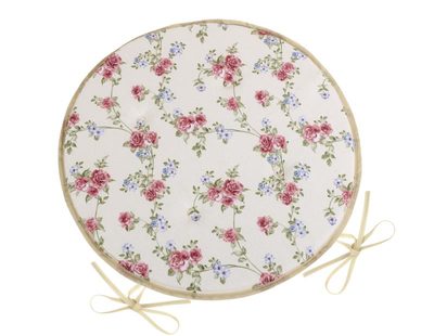 Sedák DITA kulatý hladký Smetanová,Růžová,Béžová 79/404 průměr 40 cm{% if product.brand.name %} – Bellatex{% endif %}