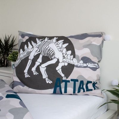 Povlečení T-rex svítící Bavlna, 140/200, 70/90 cm – fotka 2