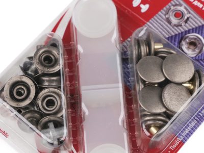 Kovové druky Ø15 mm staromosaz{% if variant.name %} – 11 nikl antik{% endif %}