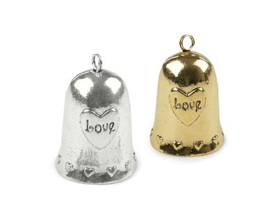 Zvoneček z nerezové oceli Love 3 cm{% if product.brand.name %} – Stoklasa{% endif %}