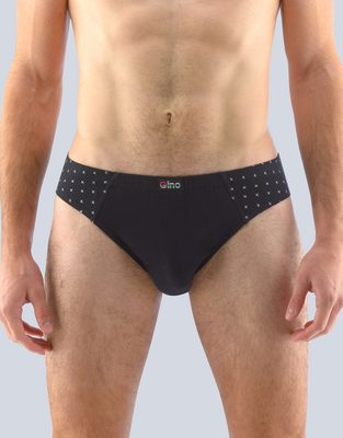 GINA pánské slipy s úzkým bokem, úzký bok, šité, s potiskem 70064P{% if product.brand.name %} – Gina{% endif %}