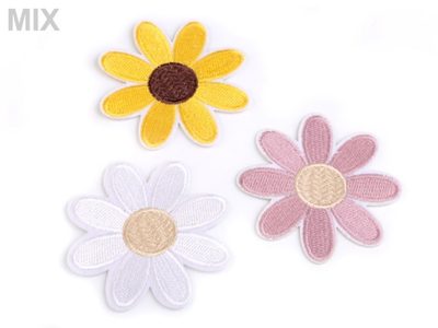 Velká nažehlovačka květ 8 cm{% if variant.name %} – 5 růžová střední{% endif %}