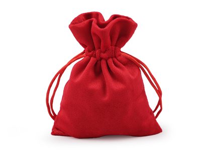 Dárkový pytlík 10x13 cm sametový{% if variant.name %} – 26 červená{% endif %}