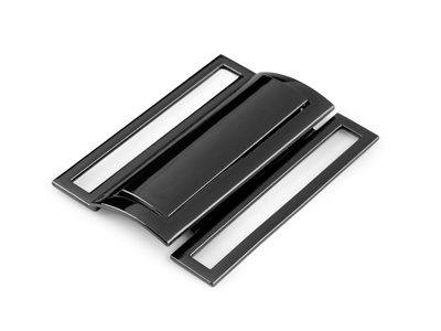 Kovová spona na kabáty, bundy, průvlek 48 mm{% if variant.name %} – 3 nikl černý{% endif %}