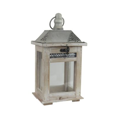 Dřevěná lucerna D7094 - 27.5 cm{% if product.brand.name %} – {% endif %}